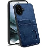 Zebana Samsung Galaxy A07 ile Uyumlu Kılıf Zebana Kartlıklı L&uuml;x Deri Kılıf Lacivert