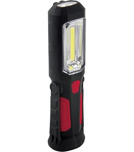 Lampada Torcia LED Ricaricabile FARNEED – Con Calamita E Gancio, Modello 821