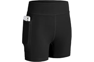 KEREDA Girls Kids Cycling Shorts Pe Shorts for Girls Yoga Sports Bike School 7-14 Years