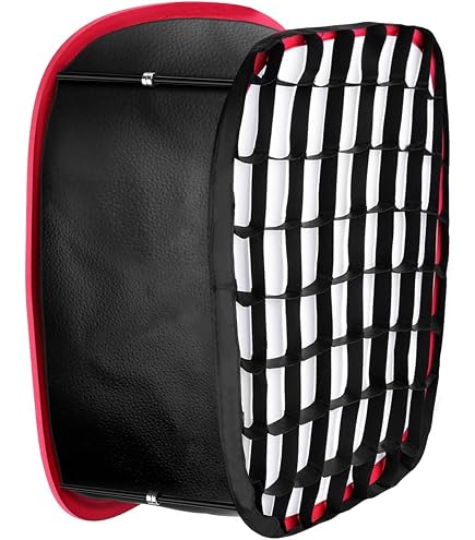 éclairage Professionnel Portrait Diffuseur Lumière Pour Bâton LED NEEWER TL60 - Avec Grille Nid D'Abeille, Sac Tube Lumineux
