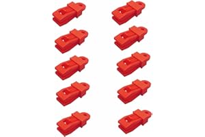 Lifemaison Tarpaulin Clips Heavy Duty Tarpaulin Clips Multipurpose Strong Locking Tent Clips, Awnings, Tarpaulin, Outdoor Camping, Caravan Canopies(10 Piece)