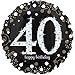Produktbild Folienballon 40 FUNKELND XXL 71cm, Luftballon zum Geburtstag + PORTOFREI mgl + Geschenkkarte + Helium & Ballongas geeignet. High Quality Premium Ballons vom Luftballonprofi & deutschen Heliumballon Experten. Tolle Luftballon Geschenkidee zum Geburtstag und Ballon Deko zum Geburtstag