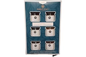 DIVAS WORLD Luxury Chutney Selection Gift Set – 6 Mini Jars with Gourmet Flavours – Ideal for Cheese Boards, Hampers & Food Gifts – Includes Pickle, Onion & Tomato Chutneys