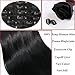 10-22" inches 70g-110g Full Head Clip in 100% Real Remy Human Hair Extensions Blonde Straight 8 Pieces Standard Weft (10"-70g, #613 Bleach Blonde)