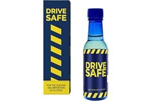 DRIVE SAFELY - Shot de thé vert 50 ml – Détoxification du foie et aide à la dégradation de l'alcool – Caféine & Vitamines – Solution anti-gueule naturelle – Gadget festival