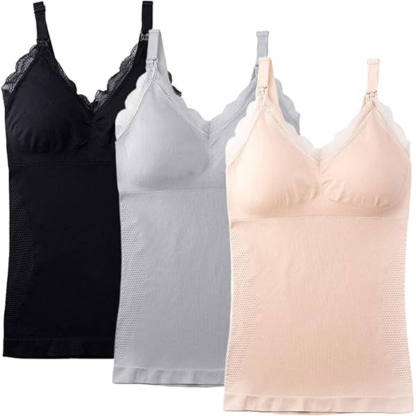 Nursing Cami REALDY Maternity Plus Size Breastfeeding Tank With