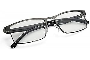 EGBERT Gafas De Miopía Con Marco De Metal Negro De Moda Miopía Gafas - -2.0