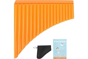 LES-THERESA Panflöte für Anfänger Lehrpersonal Schwarz 16 Pfeifen