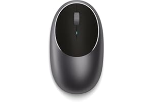 ‎SATECHI SATECHI M1 Kabellose Bluetooth Computermaus, USB-C wiederaufladbarer Akku, kompakt und tragbar für MacBook Air & Pro, Mini, iMac, Windows, ThinkPad, Chromebook und mehr – Space Grau