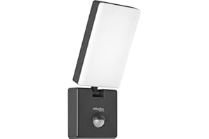 ‎OKTAPLEX LIGHTING Oktaplex lighting, LED Aussenlampe mit Bewegungsmelder Pica Motion 10W 800lm 3000K Warmweiß IP65 Außenlampe mit Sensor Anthrazit Wandleuchte Aussen