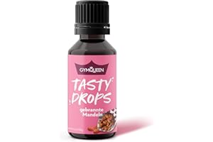 ‎GYMQUEEN GymQueen Tasty Drops, Gebrannte Mandel, Flavour Drops ohne Kalorien, 30ml