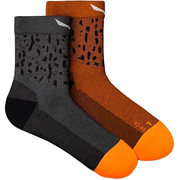 Salewa Damen Mountain Trainer Socken – Merinowolle, Kurz, Flame/1570, Größe 36-38 EU