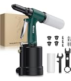 Proster Pneumatische Klinkhamer – 2,4-4,8 Mm, Trekkracht 1408 Kg, Inclusief 500 Klinknagels, Geschikt Voor Staal En Metaal