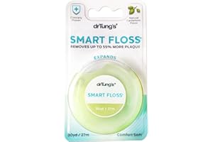 DRTUNG'S Dr. Tung's Smart Floss, 30 yds, Natural Cardamom Flavor 1 ea Colors May Vary (Pack of 12)