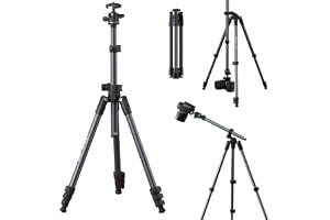 ULANZI TT59 175 cm Horisontellt Kamerastativ Aluminiumlegering med Uka Snabbkopplingsplatta, 360° Panoramahuvud, 180° Vertika