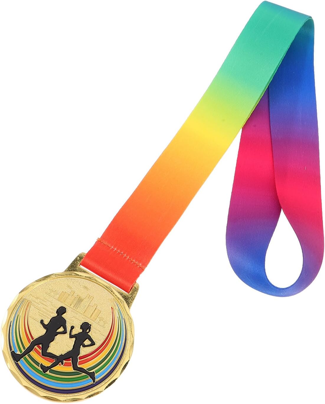 SMASOLO Medalla de Atletismo y Running de Aleación Cinta para Premio en Maratón y Eventos Deportivos al Aire Libre Reconocimiento para Adultos y Corredores en Pista