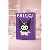 BRICKS Mini Blok Fig&uuml;r Seti 145 Par&ccedil;a, Sevimli Karakter Yapı Seti, Koleksiyonluk Masa&uuml;st&uuml; Dekor