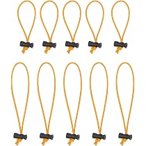 Foto&Tech Mehrzweck-Kabelbinder – Elastische, Wiederverwendbare Organizer Für Kabel (10x16 Cm, Schwarz)