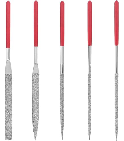 Lima A Ago Rivestita In Diamante - Grana 150, Attacco 3 Mm, 140 Mm