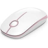 Jelly Comb Wireless Mouse, MS001 2.4G Computer Mice with Nano Receiver for PC/Desktop/Laptop (with USB ports) and Windows/Mac