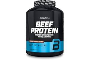 BioTechUSA Beef Protein, 87% Hydrolysed Protein Peptide Formula, Sin Lactosa ni Gluten, Bajo en Grasa, Sin Azúcar, Apto para la Dieta Paleo, 1,816 kg, Chocolate-coco