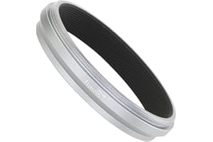 Haoge LAR-X100W Lens Filter Adapter Ring for Fujifilm Fuji FinePix X70 X100 X100S X100T X100F Camera fit 49mm UV CPL ND Filter Lens Cap Replace Fujifilm AR-X100 Silver