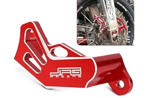 JFG RACING Protezione Pinza Freno Moto,Pinza Freno Posteriore Guardia di Schermo per CR125 CR250 2002-2008 CRF250R CRF250X 2004-2017 CRF450R 2002-2017 CRF450X 2005-2017 CRF450RX 2017 Rosso
