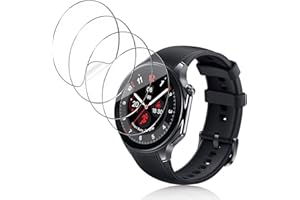 Yenwen Folia ochronna kompatybilna z OnePlus Watch 2, bez pęcherzyków, przezroczysta folia ochronna, odporna na zarysowania elastyczna folia, miękka HD przezroczysta folia TPU