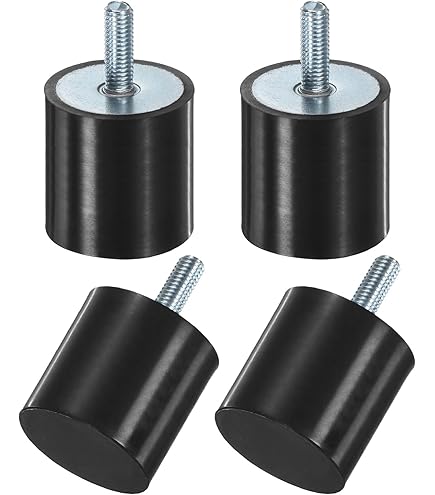 8-Pack Rubber Vibration Isolator Mounts