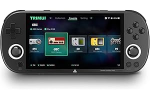 TRIMUI Smart Pro - Console portatile da gioco, Linux Open Source, Wi-Fi e Bluetooth, 26 generazioni, altoparlante stereo, 3 colori (nero)