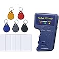 Handheld RFID Writer 125KHz Proximity lD and AWID andHID Duplicator +5 White Cards + 5 Writable Key Fobs