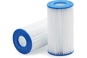 SOKANA 2 x Filtro Piscina para Piscinas Cartucho de Filtro Tipo A - C de Repuesto para Depuradora Piscina 59900E 29000E Bestway III 58603 58604 56637 56638 56635 56636