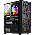 Gaming CPU for Desktop Computer (Core i5-3470 3.2GHz / 16 GB DDR3 RAM / 512 GB SSD / 4 GB GT 730 Graphics Card/ms Office 21-Trail/Gaming RGB Cacinet/Win 10 / WiFi 300 Mbps)