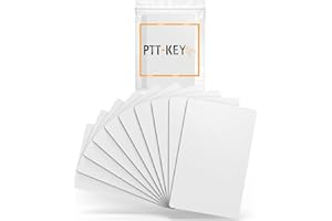 PTT-KEY® | 10 schede RFID 13,56 MHz | MCT programmabile su smartphone Android | UID modificabile | Chip CUID | Carta Vigik Universale | NFC Tag | Badge Passaggio Ovunque | Badge Edificio | Lettore