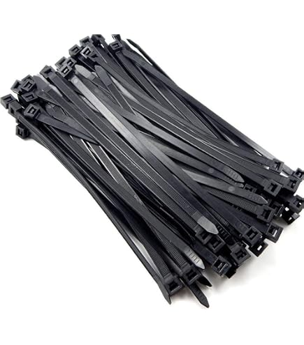Lot De 100 Serre-câbles Noirs - Résistants Aux UV - 7,8 X 200 Mm