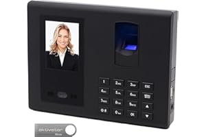 Aktivstar Máquina de Fichar Asistencia Biométrica Control de Asistencia con Sistema Española Sin Internet, Sin Cuotas