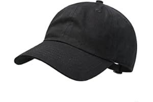 GADIEMKENSD Kids Plain Baseball Cap Unconstructed Fit Washed Cotton