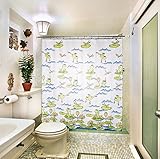 MEILI Cortinas de ducha ranas lindas productos para el hogar Cortinas de ducha a prueba de agua...