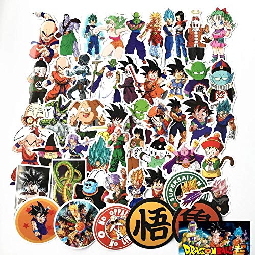 channeltoys - Lot de 50pcs Stickers / Autocollants - Dragon Ball z - Aucun Double - Neuf