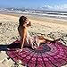 Produktbild HCFKJ 2017 Mode Runde Hippie Strand Werfen Roundie Mandala Handtuch Yoga Matte BöHmische Lila