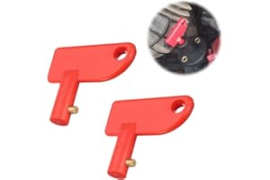 KARELLS Interruttore Stacca Batteria, Batteria Tagliato Interruttore, Separatori di Batterie per Auto, Stacca Batteria per Auto, Isolatore Chiavi, Stacca Batteria per Barca, Barca,Veicoli Acceso/Spento, 2PCS