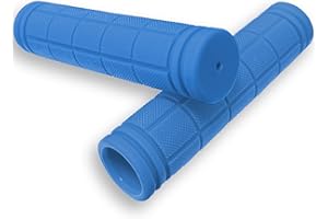 FRSOHEWIN Manopole per bicicletta, impugnature ergonomiche, in gomma, antiscivolo, per bicicletta, mountain bike, 1 paio di bici da città, mountain bike, mountain bike, 120 mm, colore nero