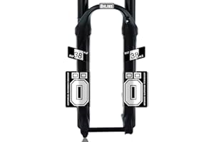 BUSEB Autocollants de Fourche Avant de vélo Oh-lins RXF38 M.2 Autocollant de Fourche Avant VTT Amortisseur Avant Changement de Couleur Autocollant Accessoires de vélo