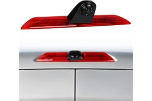 CAMECHO Cámara de Marcha atrás 720P HD para Ford Transit Van 2015-2020, Gran Angular 140°, Impermeable IP67, visión Nocturna con Luces infrarrojas, fácil de Instalar