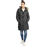 Fur Trimmed Hooded Padded Puffer Parka 