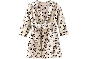JZLPIN Unisex Baby Mit Kapuze Bademantel Kinder Flanell Pyjama Morgenmantel zum Jungen Mädchen