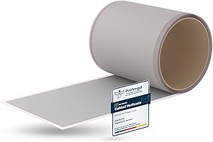 Flickly® Parches de reparación autoadhesivos | camión, Remolque, Tienda, toldos, Camping, sombrillas, Piscina | Disponible en Muchos Colores | 2,5 m x 100 mm | Gris ágata (RAL 7038)