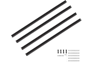 ONLISUM 4PCS 2020 V Type Aluminum Profile 500mm European Standard Anodized Linear Rail Aluminum Extrusion Frame for DIY 3D Printer and CNC Machine