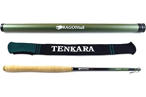 DRAGONtail Tenkara Hellbender Zoom Tenkara Fliegenrute, 13/11,3 m