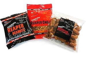 CHILLI WIZARDS Carolina Reaper Mixed Snack Collection Worlds Hottest Snacks